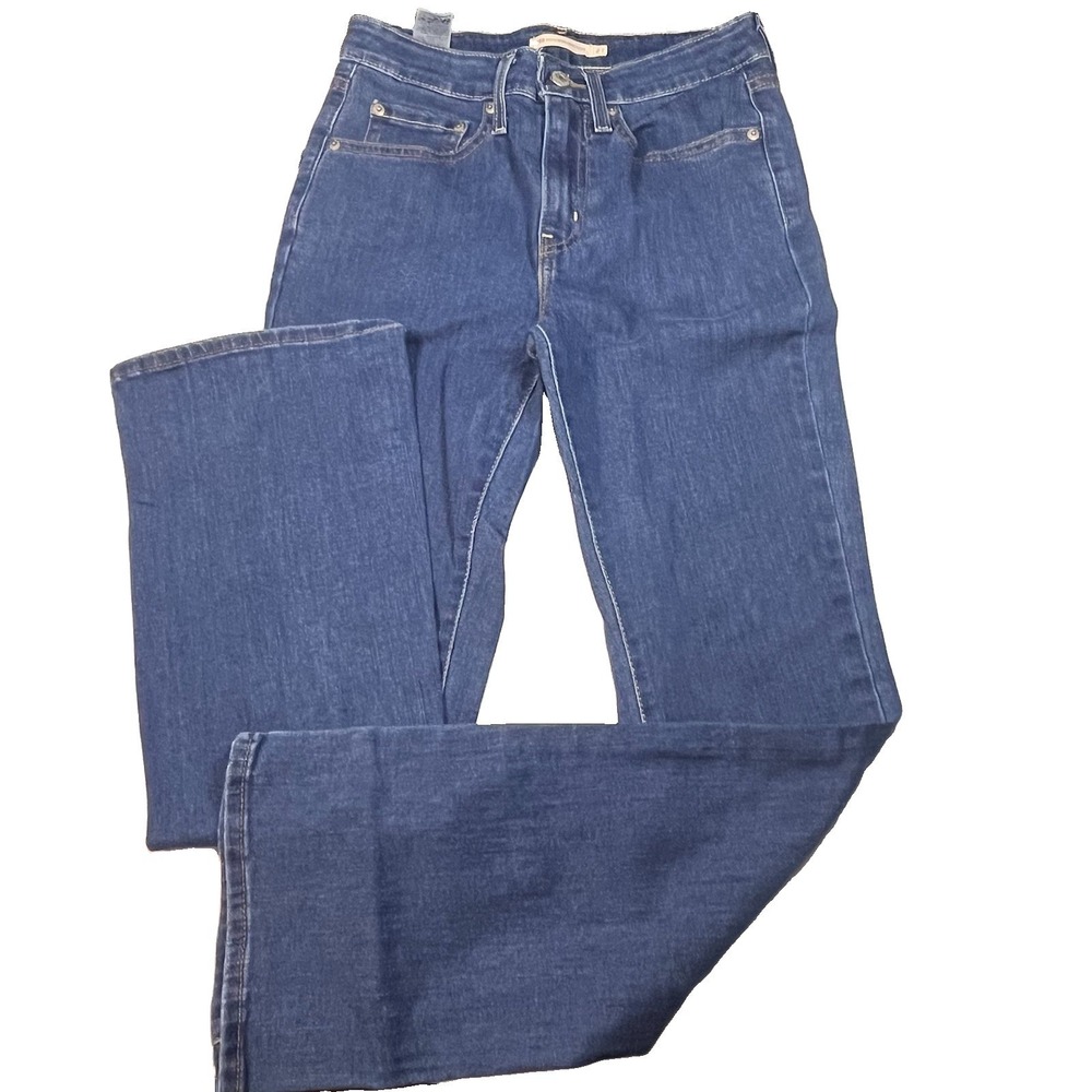 Levi's 725 High Rise Bootcut Jeans Women's Size 27x30 Medium‎ Wash Stretch